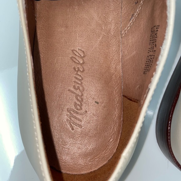 Madewell leather The Jess Oxford shoes, sold out online, neutral, size 8.5 - Picture 6 of 12